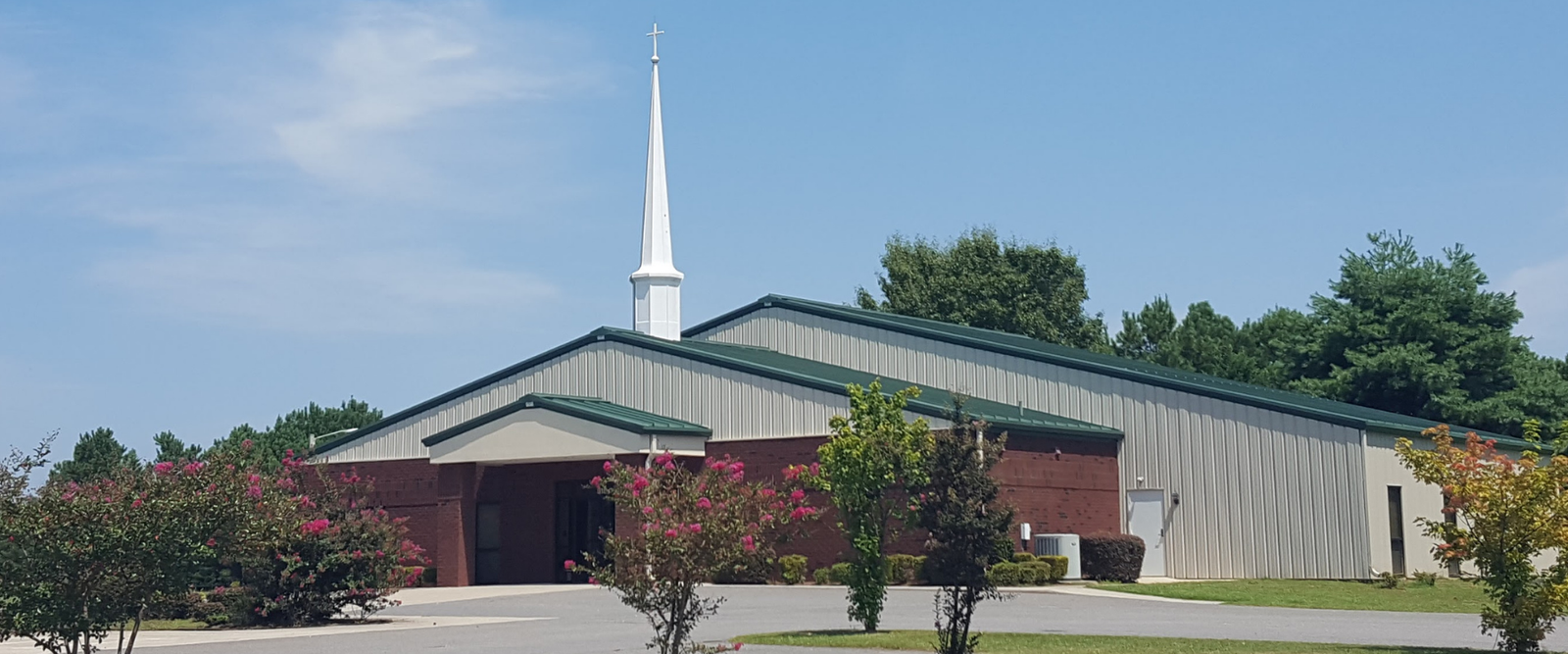 Exterior of Vaughn's Chapel Missionary Baptist Church in Elm City, North Carolina