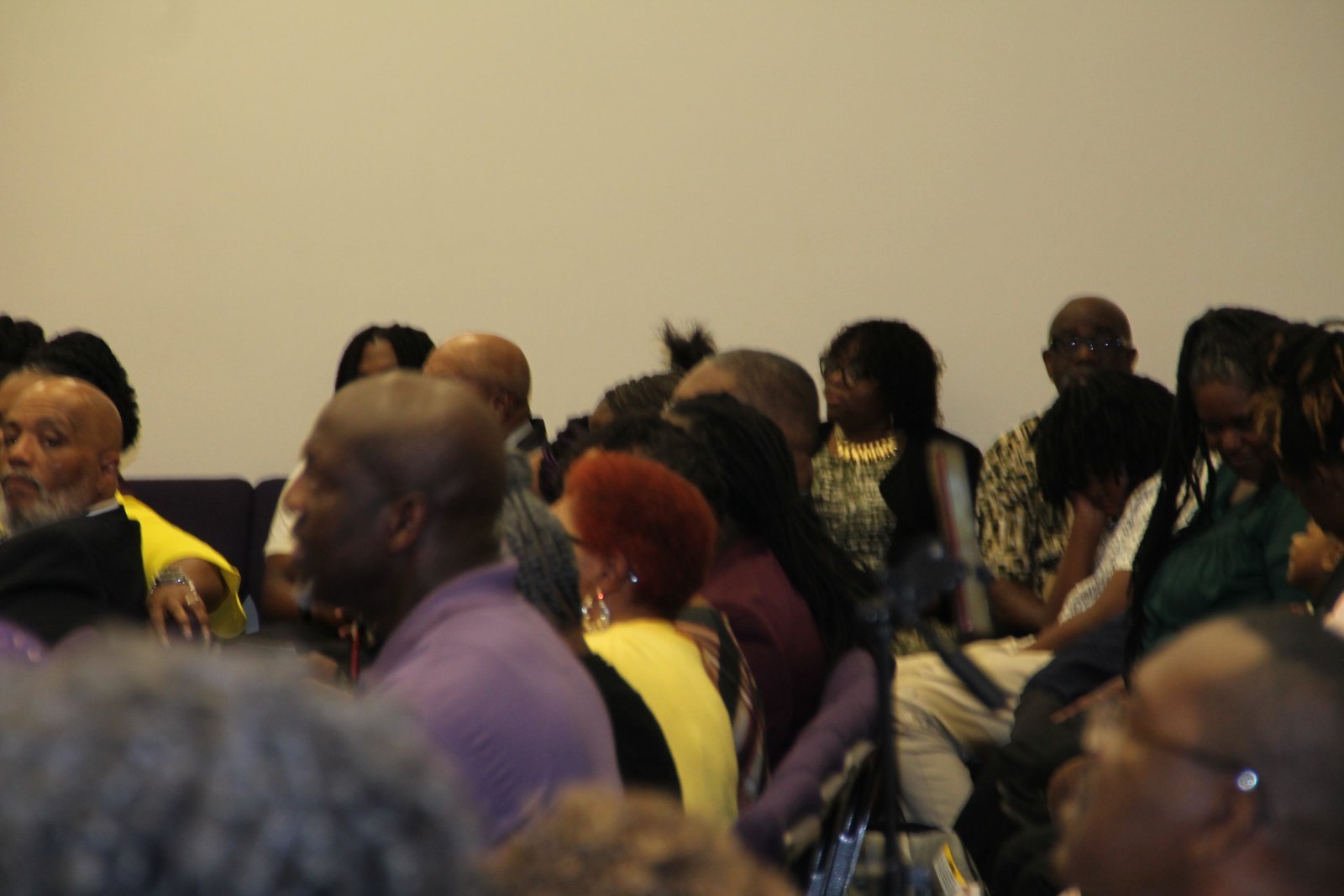 Vaughn's Chapel congregation gathered for worship